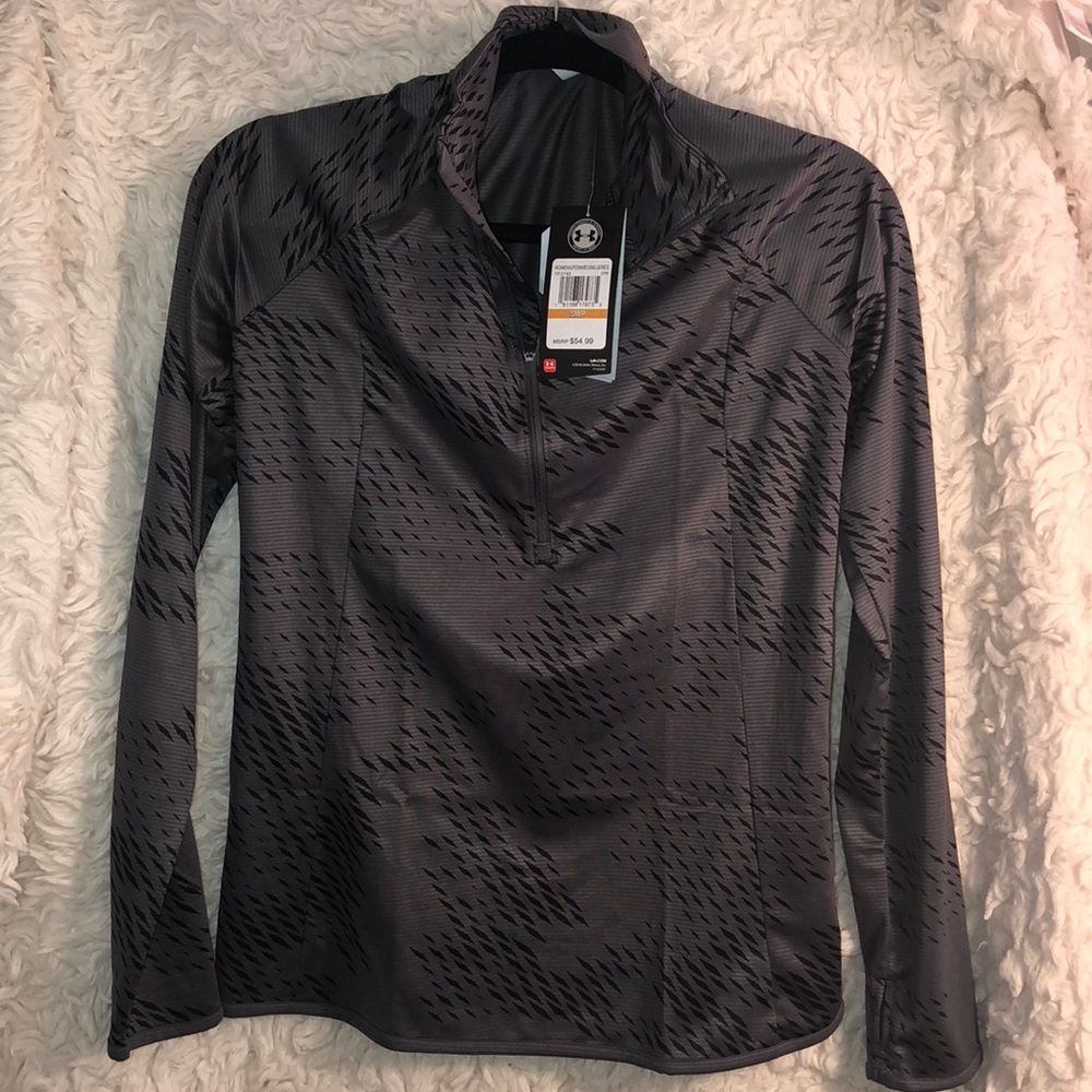 Under Armour charcoal pullover with tags